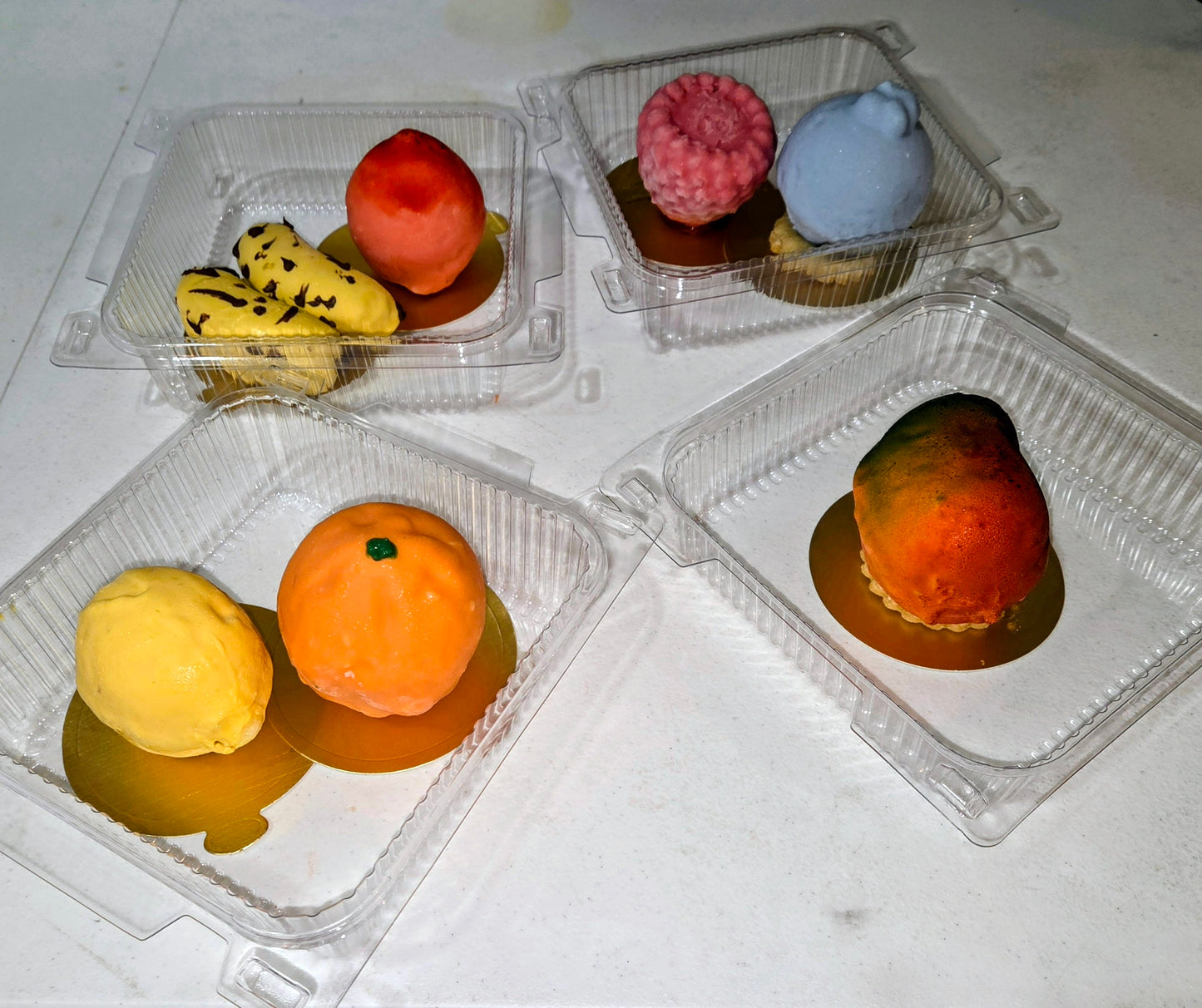 Fruit Mousse Pastries(Smaller Cakes)
