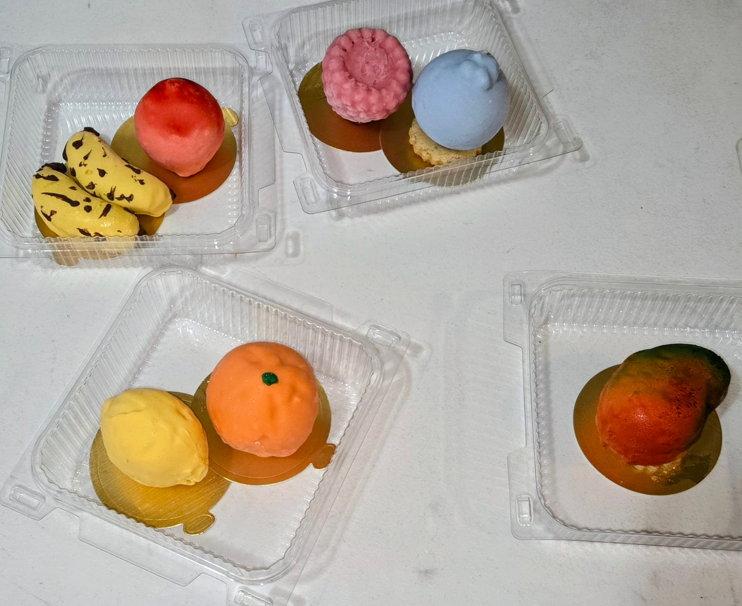 Fruit Mousse Pastries(Smaller Cakes)
