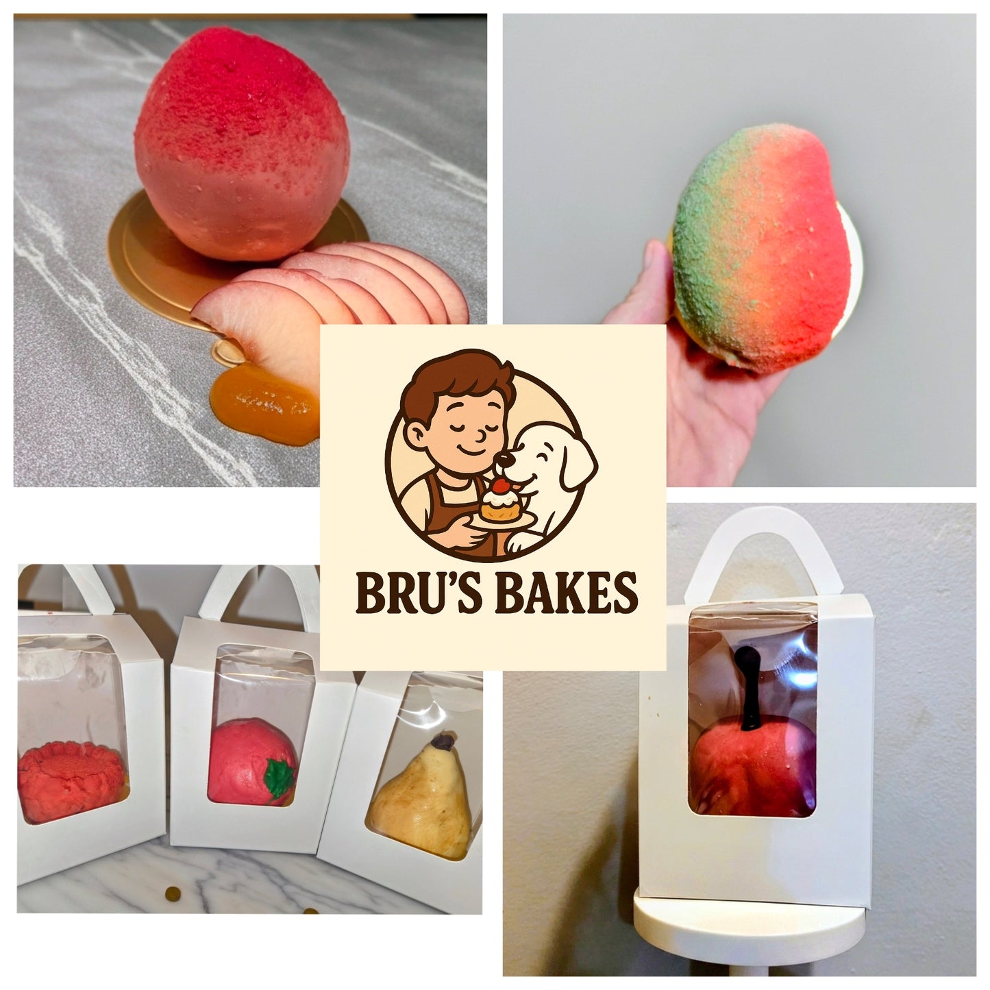 Fruit Mousse Pastries(Smaller Cakes)